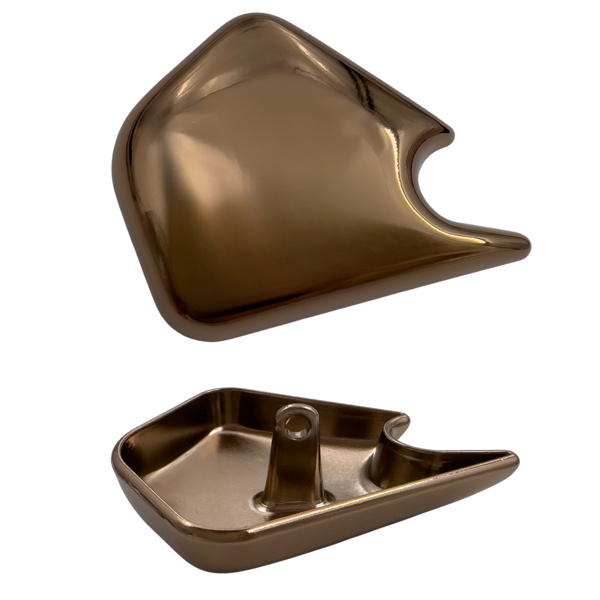 Пуговица металлическая, 18*15мм, цвет золото темное